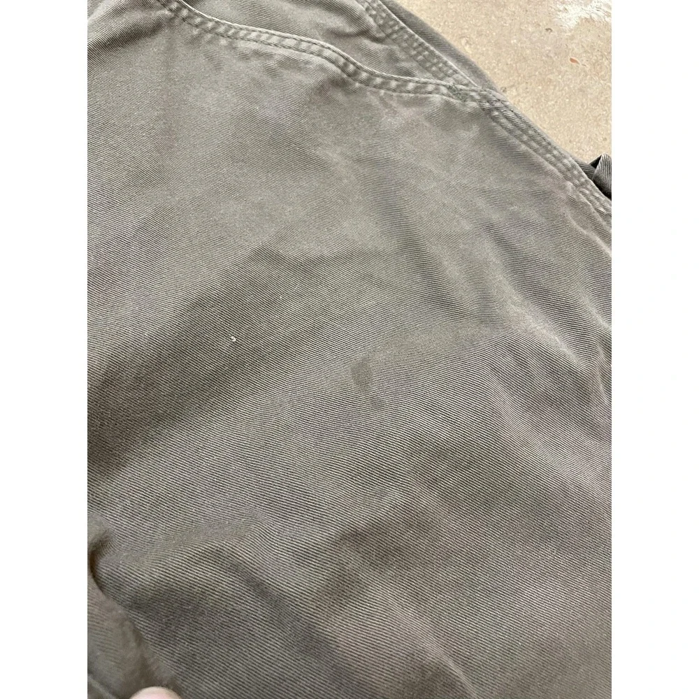 Carhartt Pants Mens 31x32 Gray Relaxed Fit Canvas Carpenter Work B324‎ DFE